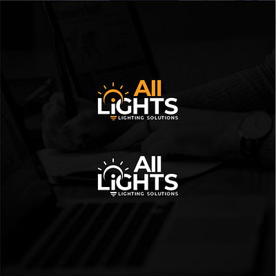 All Lights brand branding creative ecommerce fiverr fiverr.com fiverrgigs flat graphic design illustration logo logo designer minimal minimalist modern