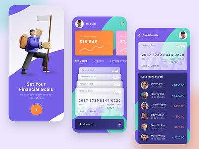 Finance: Mobile app android app concept finance finance business financial financial app glassmorphism interaction design ios app design mobile mobile app mobile app design mobile designer mobile ui motion ui design uiux ux design uxdesign uxdesigns