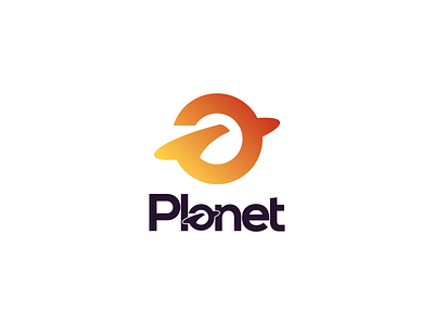 Planet logo concept brand branding design graphic illustration logo typography ui ux vector