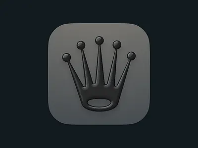 Rolex Icon art text arttext big sur figma icon icons interface ios logo mac macos osx rolex ui watch