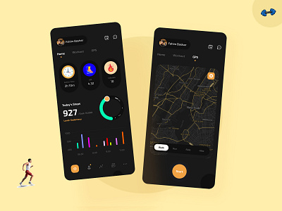 Health Tracking Mobile App UI UX Design 2021 trend app best design best dribbble shot dribbble best shot health health app healthcare mobile mobile app mobile app design mobile ui mobileapp mobileapps trend trending ui ui ux design uiux ux