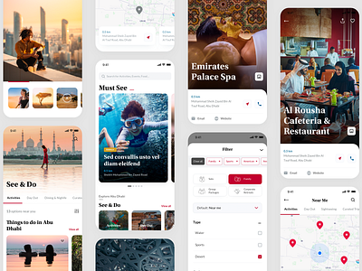 Visit Abu Dhabi App abudhabi android app design concept design event app ios app mobile ui moblieapp tourism ui ui design uidesign ux design