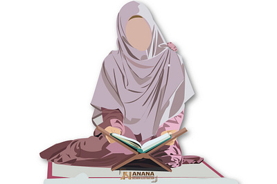 Muslimah pray design icon illustration illustrator muslimah pray praying vector woman woman illustration