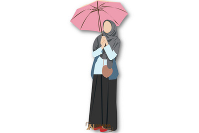 Woman umbrella human people rain umbrella woman woman illustration womans