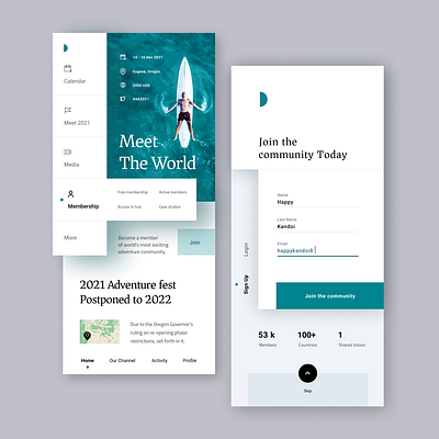 Meet the World app design application branding design flat design ios design meet the world meetup travel trending ui uiux world