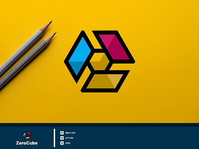 ZeroCube adobe photoshop app art awesome awesome creative logos branding cube flat for sale icon lineart logo logo design logomaker logotype minimalist modern logo simple design typography vector