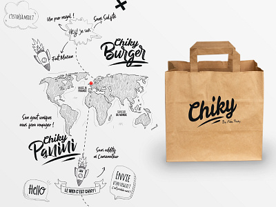 Chiky Food logo logo design