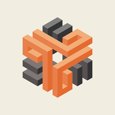 Blorange isometric design flatdesign flatposter geometric geometric art geometry illustration isometric isometric art isometry