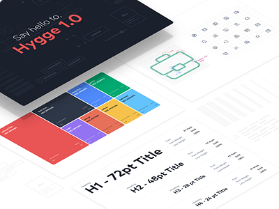 Hygge - upGrad Design Systems app colors design design guidelines design system grids icon iconography mobile design product design typogaphy ui ui design uiux ux design visual design web web design