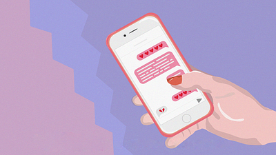 affection affection digitalart hand heart illustration illustration art illustrator iphone love pastel phone pink