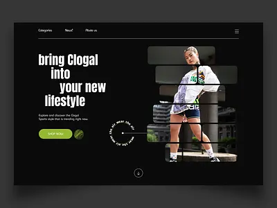 Sportswear store 🎾 branding color dark design graphic design landing logo nft nft collection sport sportswear store store ui ux web