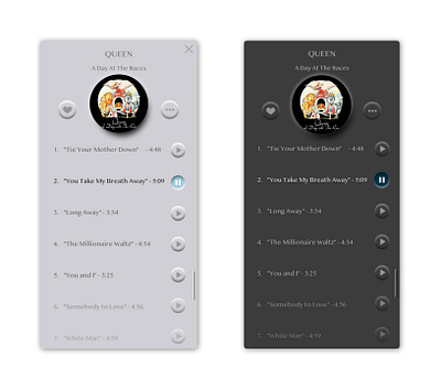 Neumorphic Design - Music app adobe xd art design minimal music app neumorphic neumorphic design neumorphism soft ui ui ux