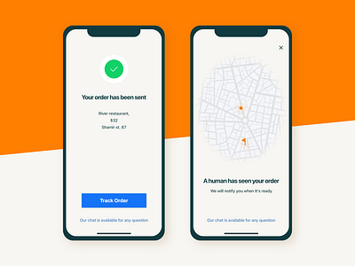 10bis delivery tracker #020 020 10bis app dailyui delivery ios location tracker ui