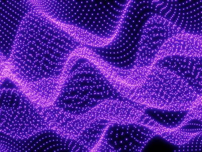 Wavy dots 3d 3d animation abstract animation b3d blender design dots motion graphics wave