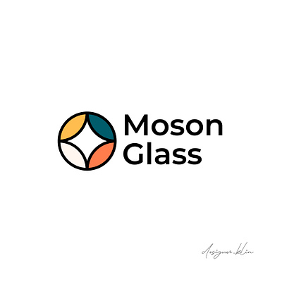 Moson Logo adobe illustrator ai branding design flat logo minimal vector