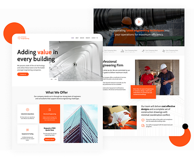 Innovus Engineering Concept design engineering figma web design webdesign website website concept website design websites wordpress