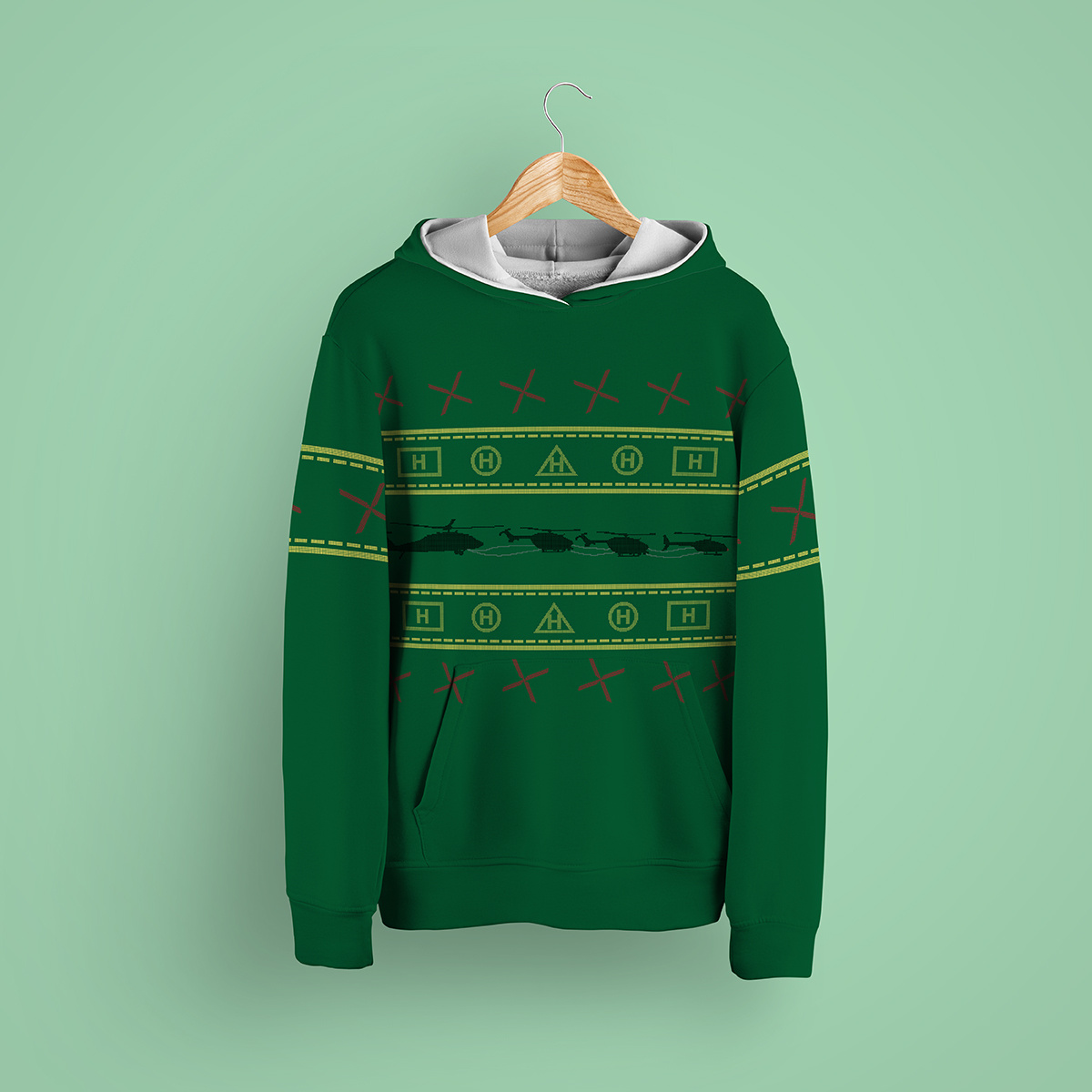 Example of Heli-Ugly Sweater Design