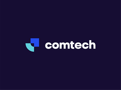 Comtech logo design after effect animation branding design illustration logo