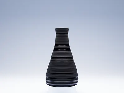 Vase 3d b3d blender clay illustration lights realistic render vase