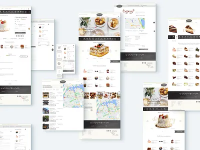 Martha's bakery bakery branding business delivery delivery service landing page local logo order ui ux