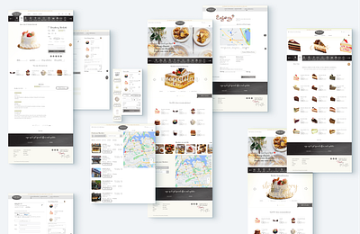 Martha's bakery bakery branding business delivery delivery service landing page local logo order ui ux