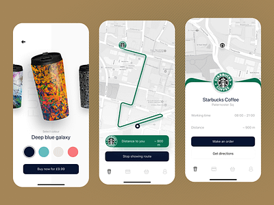Topl – Loyalty app for coffee lovers app coffee bean coffee cup coffee shop drink app food app interface ios mobile app order app product product design starbucks ui ux