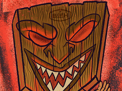 Don't Be Menace In The Woods - Detail 3 brotherhoodofhermanos camping design designforgood digital illustration illustration josebarrientos josie2myfriends leavenotrace outdoorawarenss outdooreducation procreate procreate app procreate illustration typography woodspeople