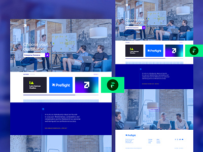 Preflight Website agency brand flight fly identity tech technology ui ui design web website