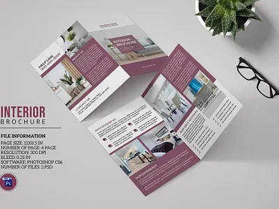 Interior Design Brochure Template corporate brochure interior interior agency interior brochure interior design interior desing brochure menimal brochure minimal interior photoshop template psd