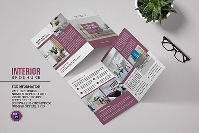 Interior Design Brochure Template corporate brochure interior interior agency interior brochure interior design interior desing brochure menimal brochure minimal interior photoshop template psd