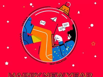 Winter self - isolation new year self isolation