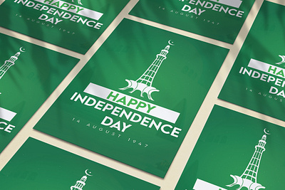 Independence day poster. branding clean design poster vector