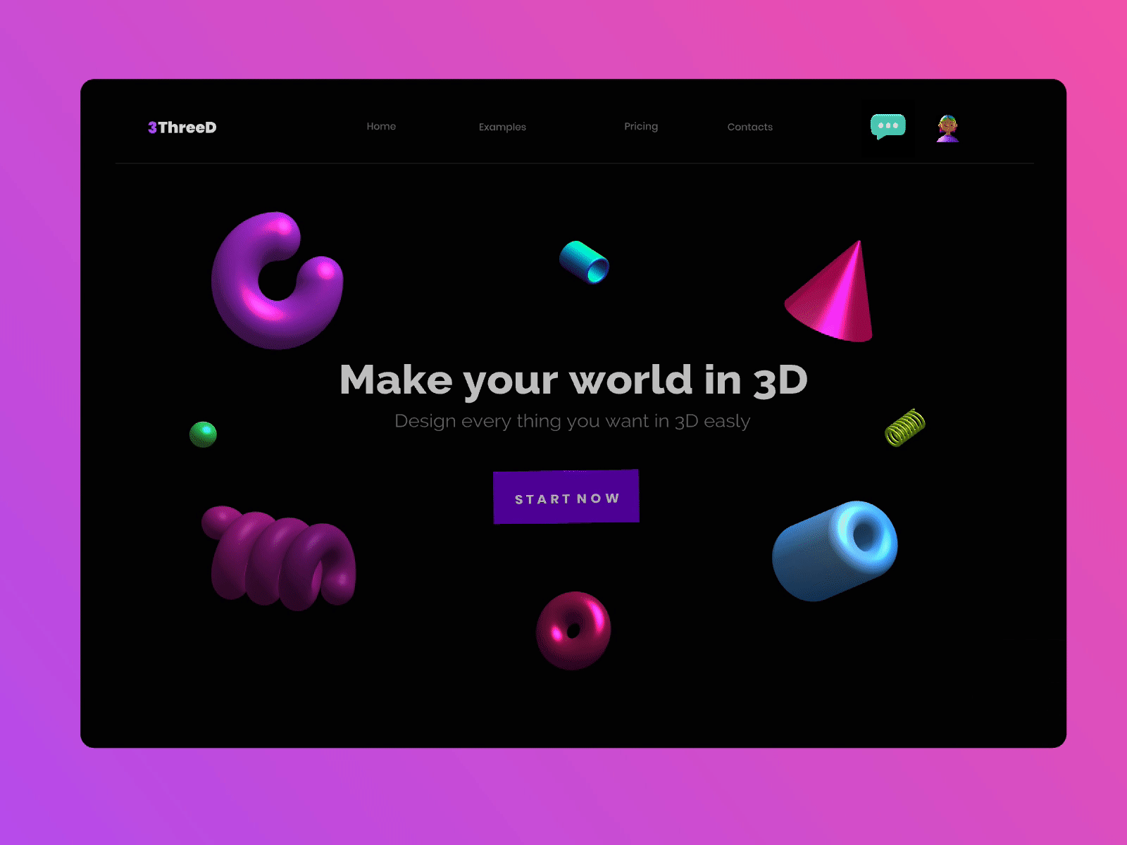 3D Website 3d 3d animation 3d tool animated gif animation design tool homepage homepage ui medium article spline ui ux ui design website