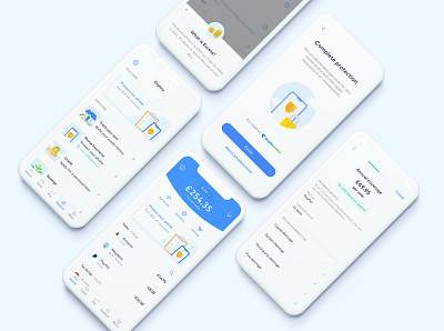 Phone Insurance app app design bank design illustration ui ux