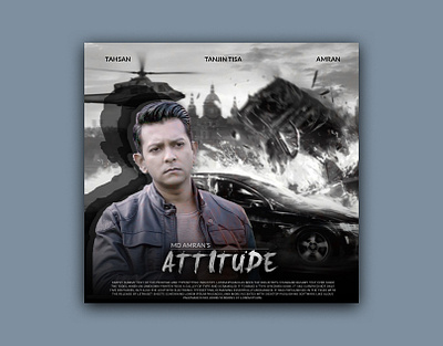 Movie Poster Design amran5r attitude branding design graphic design md amran mdamran movie poster movie poster design movie posters poster design tahsan tahsan rahman khan