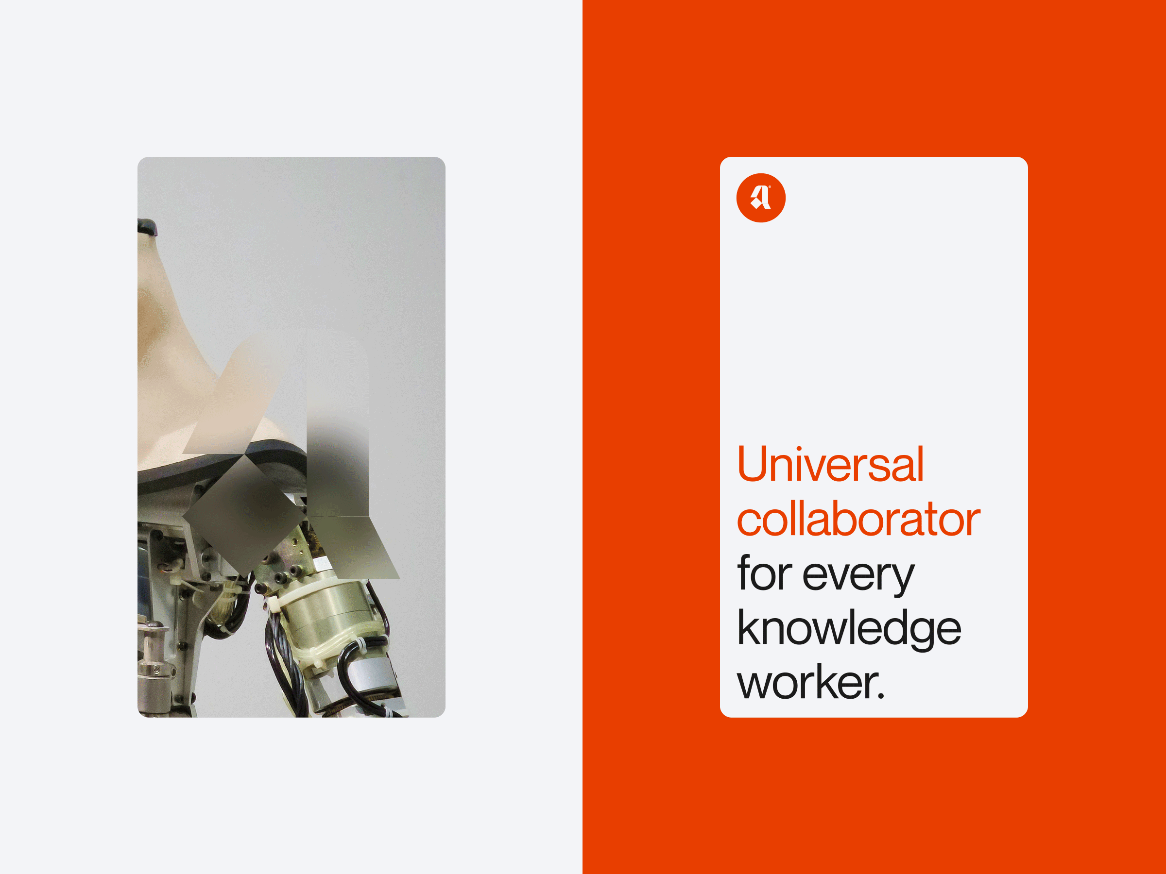 Adept® Messaging ai brand identity branding communication copy digital intelligence machines ml orange social startup strategy technology