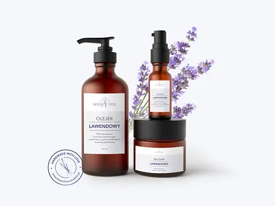 Lawendowa Stodoła branding design logo