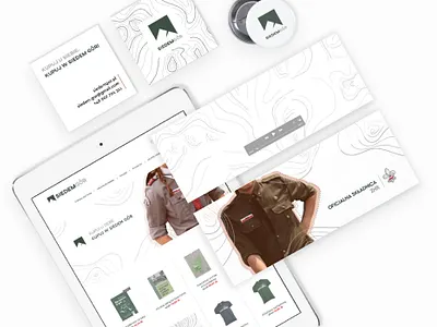 7G Outdoor Shop branding logo rebranding ui web