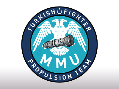 TAI MMU Propulsion Team Patch air force army design jet turkish vector