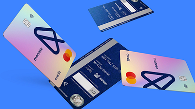 Monese Credit Card bank branding card design design fintech