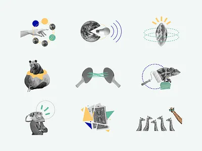 collages / visuals bloggraphics branding collage collages design illustration photocollage snippets surreal visuals webdesign