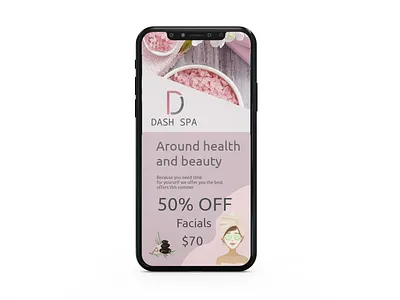 spa mockup app ui ux web