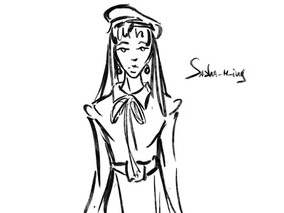 Day 827 anime art beret bestartistintheworld cartoonist comicbookartist daily drawing fashion fashionillustration girl illustration illustrator lineart linework pinup procreate sashaming sexy sketch