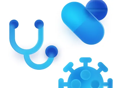 Medical menu icematte iconset app menu blue coronavirus covid drugs glass healthcare ice icons iconset medical medicine stethoscope treatment