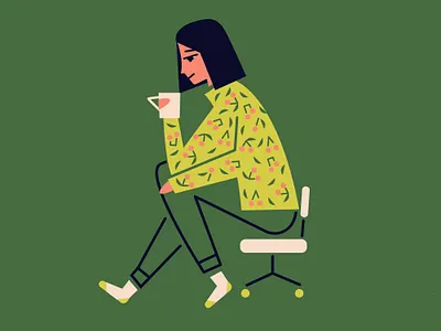 Taking it slow illustration mood