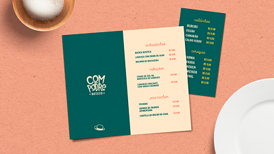 Compadre Boteco | Menu Bar branding design logo logotype menu bar restaurant restaurant branding restaurant logo