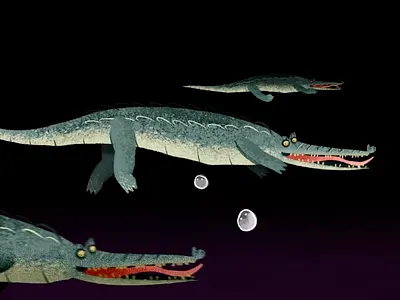 Cocodro is swimming contest crocodile lizard skill swim swimming water