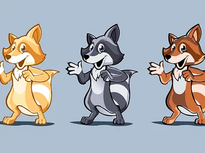 fox logo illustration animation branding design fox illustration fox logo fox tail identity illustrator logo logo design minimal typography vector