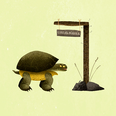 Sometimes we stop to do things cause stupid things. characterdesign mexico tortoise turtle