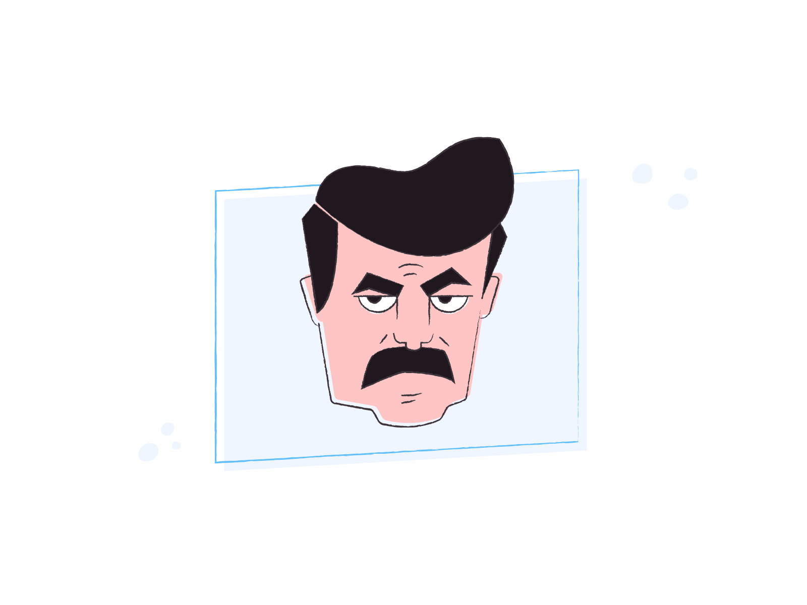 Ron Swanson animation art design illustration